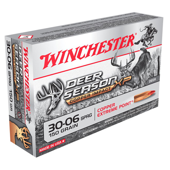 WIN COPPER IMPACT 30-06 150GR LF 20/10 - Ammunition